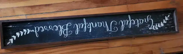 Indoor sign