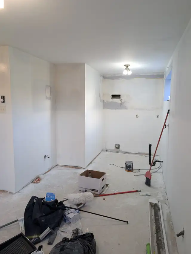 Painting only 400.00   4' 1/2 apartment