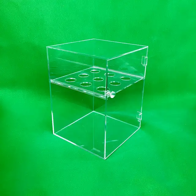Ice Cream Cone Cabinet 9 Holes Clear Acrylic Display Case 021036