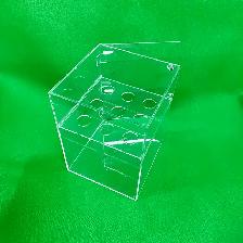 Ice Cream Cone Cabinet 9 Holes Clear Acrylic Display Case 021036 - Photo 3