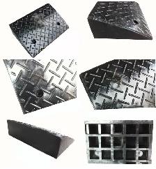 3.7"Rubber Loading Dock Rubber Curb Ramps 20 Ton Car Ramp 190085 - Photo 6