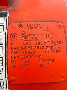Used Devair 15HP 575v air compressor 120 gallon tank - Photo 4