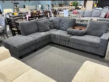 Special offer on stylish corduroy couch