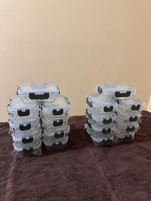 Contenants nourriture verre glass food storage containers