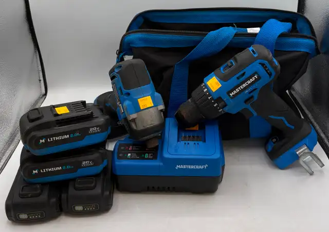 Mastercraft Hammer & Impact Drill Set in Bag