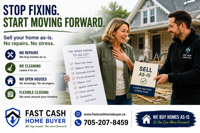 IT’S TRUE, You can sell your property without fixing it up!