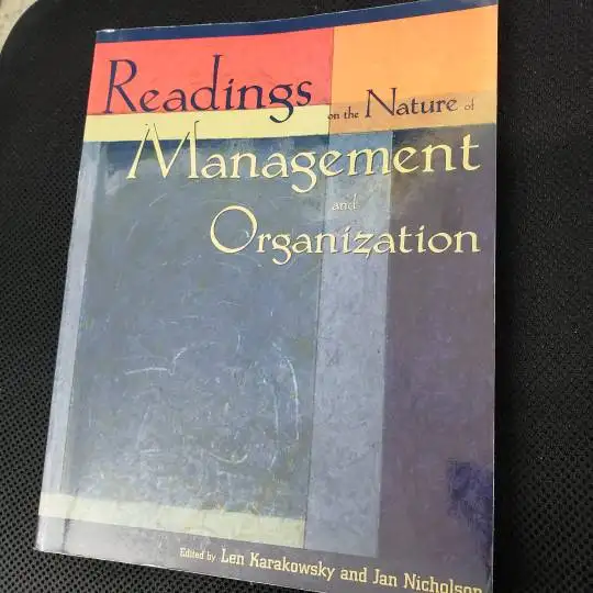 Readings on the Nature of Management Karakowsky 9780536017376