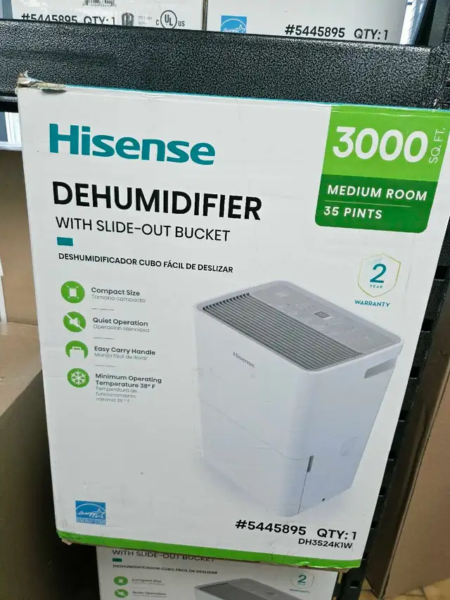 Déshumidificateur 35 pintes