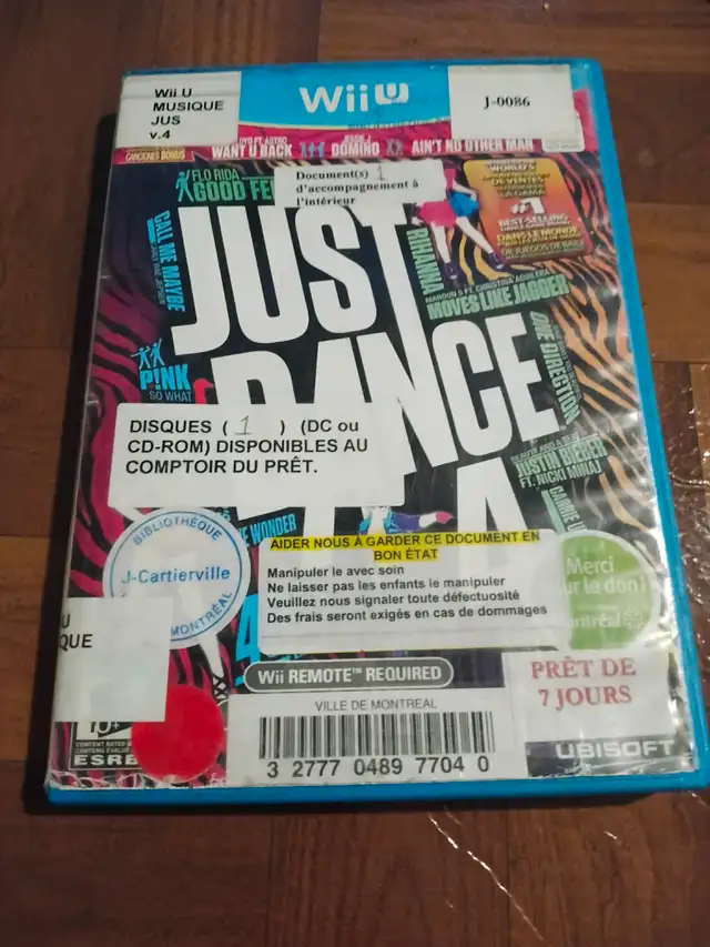 Just Dance 4 Nintendo Wii U Video Game Ubisoft Music Dance