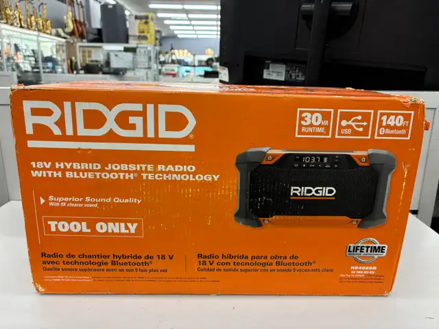 Ridgid R84089B Jobsite Radio