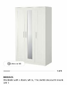 FREE- - IKEA Wardrobe / Closet Cabinet / Storage (FREE in White)