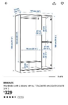 FREE- - IKEA Wardrobe / Closet Cabinet / Storage (FREE in White) - Photo 6