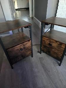 Matching Bedside Tables w/ Electric Hookups - Photo 5