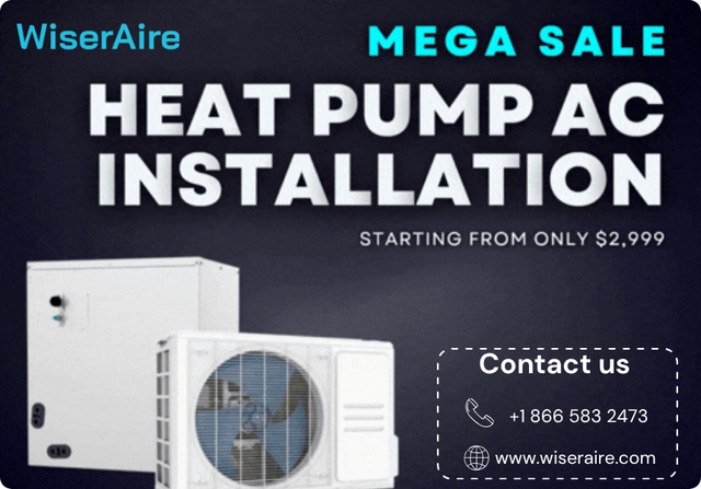 Heat Pump & AC Installation – Starting at Only $2,999