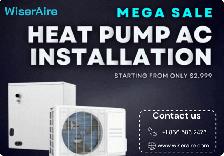 Heat Pump & AC Installation – Starting at Only $2,999