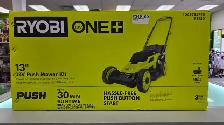 RYOBI 18v One  13' Push Mower Kit - BRAND NEW