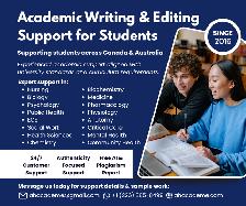 Academic Writing Support for Canadian University