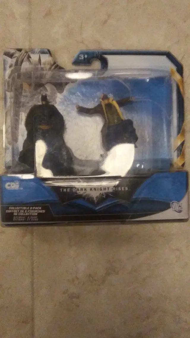 SEALED BATMAN AND BANE The Dark Knight Rises 2 Action Figures