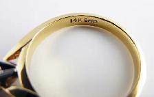 14KT Y/Gold 0.5CT Round Solitary Diamond Ring. Naturally Mined! - Photo 2