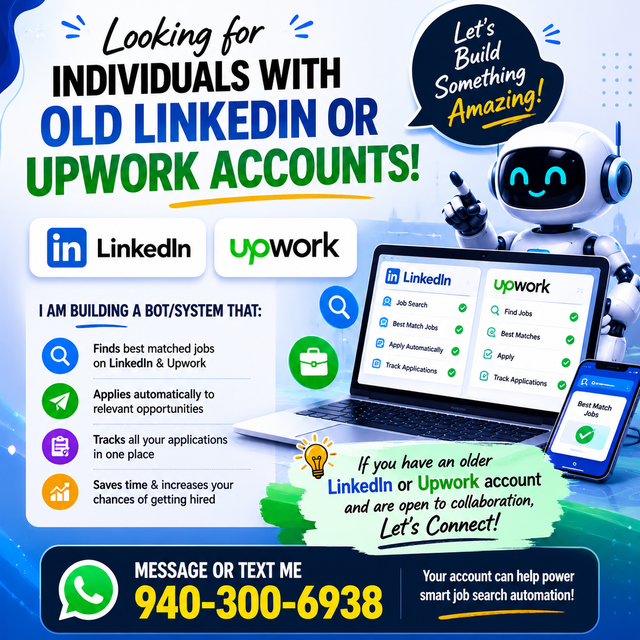 LinkedIn and Upwork Account Collaboration
