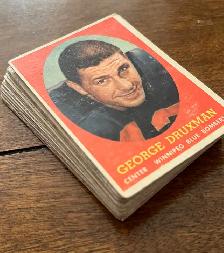 1958 Topps CFL lot of 19 cards w. 5 HOFers Low Condition