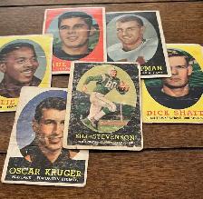 1958 Topps CFL lot of 19 cards w. 5 HOFers Low Condition - Photo 4