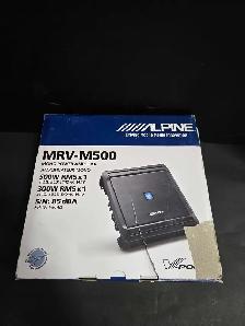 ALPINE MRV-M500 CAR AMP (OPEN BOX)