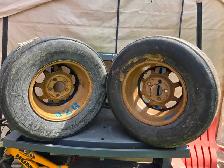 Good Year Eagle NASCAR 2 Wheels Set With New Tires Display Units - Photo 2