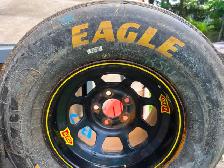 Good Year Eagle NASCAR 2 Wheels Set With New Tires Display Units - Photo 6