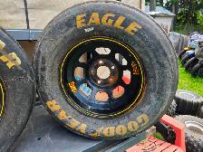 Good Year Eagle NASCAR 2 Wheels Set With New Tires Display Units - Photo 8