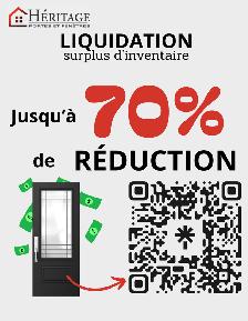 LIQUIDATION DE SURPLUS D'INVENTAIRE DE PORTES ET FENETRES - Photo 3