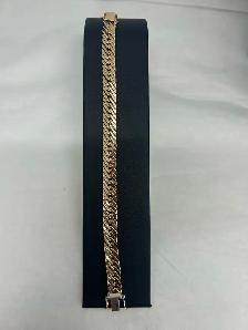 10K  Double Curb Link  Bracelet - Photo 2