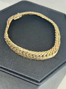 10K  Double Curb Link  Bracelet - Photo 4