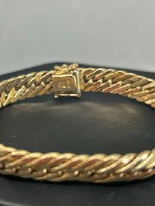 10K  Double Curb Link  Bracelet - Photo 6