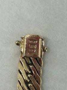 10K  Double Curb Link  Bracelet - Photo 8