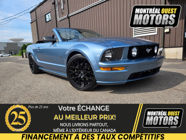 2008 Ford Mustang GT / 5 SPEED MANUAL / V8 CONVERTIBLE