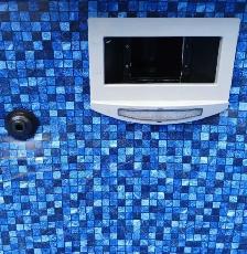 installation PISCINE /// changement de toile