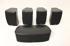 Polk audio power port 5pc set USED in working condition