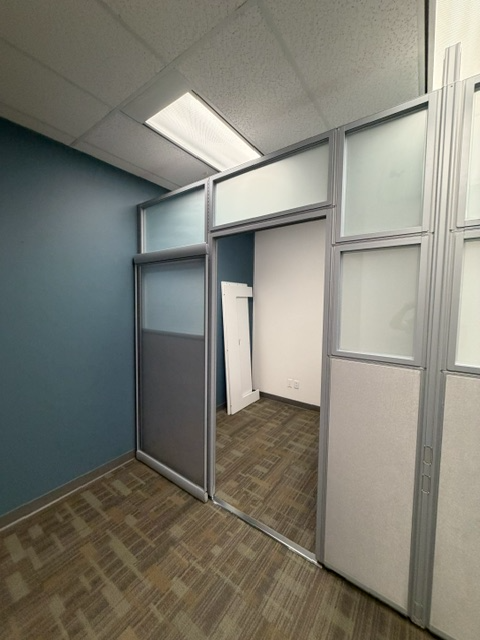 Cubicle/ Global privet office set $2800/ 7x7x96' high with doors