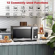 Galanz 1.6 cu.ft. 3-in-1 SpeedWave Microwave with A - Photo 3