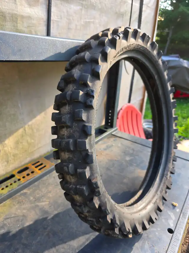 Dunlop Sports D756 100/90-19 Knobby Rear Tire