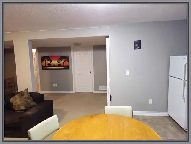 1 bedroom   1 bathroom basement for rent