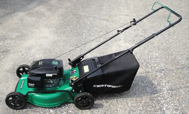 CERTIFIED SELF PROPELLED REAR BAG LAWNMOWER