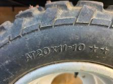 Bridgestone Dirt Hooks 08 AT20X11-10 Suzuki LT500 QUADZILLA Alum - Photo 9