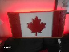 Canadian Flag LED Wall Art