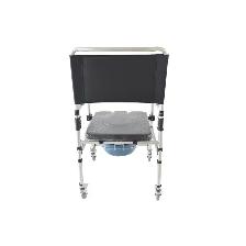 Mobile Transport Commode Chair Shower Toilet Wheelchair 056512 - Photo 4