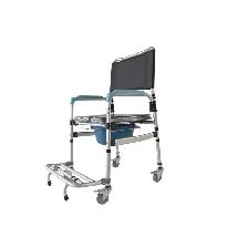Mobile Transport Commode Chair Shower Toilet Wheelchair 056512 - Photo 5