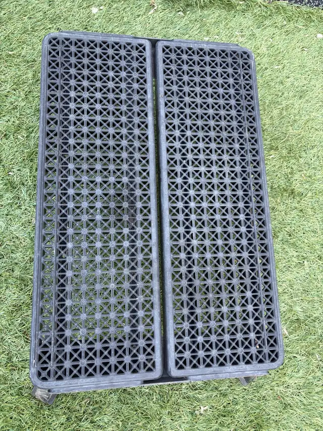 heavy duty solid platform step