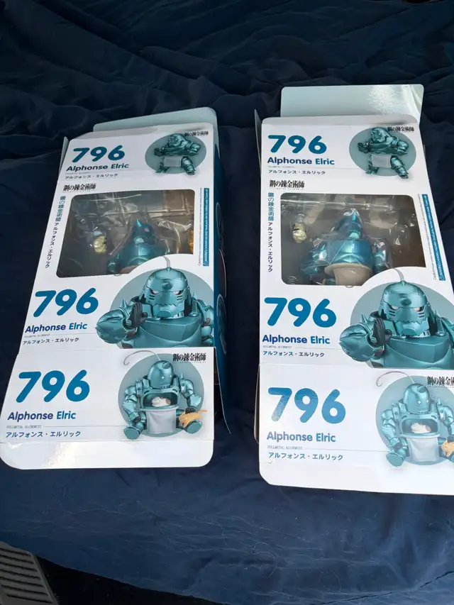 2 NENDOROID 798 Alphonse Elric Fullmetal Alchemist Figures !