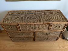 Wicker Drawer Set